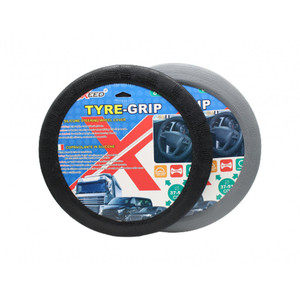 ปลอกหุ้มพวงมาลัยซิลิโคนไทเร-กริป 37-51 ซม. สำหรับรถยนต์รถบรรทุก - Product Image 1