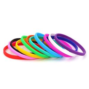 Bracelet de fitness en silicone et caoutchouc multicolore, très vendu, pour hommes, femmes et enfants, cadeau promotionnel - Product Image 1