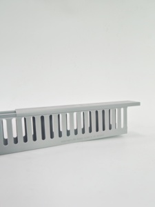 Canaleta de PVC para Cables, Canalización de Plástico Resistente con Ranuras en Forma de U, Buen Aislamiento para Instalación de Cables, Uso en Edificios, Directo de Fábrica - Product Image 2
