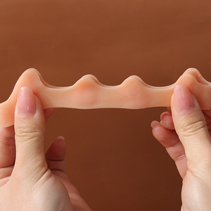 <span class=keywords><strong>Toe</strong></span> chồng chéo <span class=keywords><strong>Toe</strong></span> Splitter Foot carder Gel thoải mái tách bốn lỗ năm lỗ Pad Clip bảo vệ ngón tay cái hallux valgus Corrector - Product Image 5