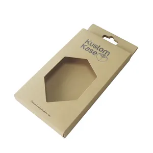 Emballage en papier Recyclable brun Kraft de taille personnalisée