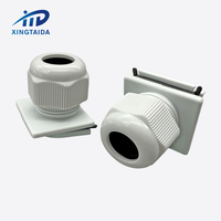 Fabrication M20 plastique étanche IP68 presse-étoupe PG16 PVC insert en caoutchouc NPT 1/2 taille presse-étoupe en nylon