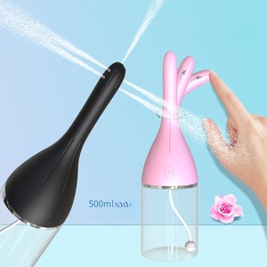 Pulitore Elettrico Segreto a Cinque Fori per Irrigazione Anale, Spruzzatore Morbido Pieghevole in Silicone 100% Impermeabile per Sesso Anale Privato - Product Image 4