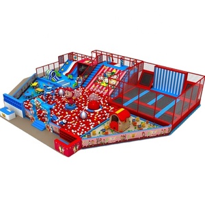 Grande piscina con palline parco <span class=keywords><strong>giochi</strong></span> al coperto parco divertimenti per bambini parco <span class=keywords><strong>giochi</strong></span> commerciale al coperto con scivolo - Product Image 1