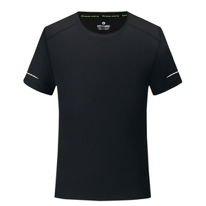 Chất Lượng Cao Mỏng Phù Hợp Với Người Đàn Ông Của Thể Thao T-Shirt Nhanh Khô Vải Dệt Kim Cho Công Việc Tùy Chỉnh Đồ Họa Logo In Mô Hình Chạy Tập Thể Dục - Product Image 6