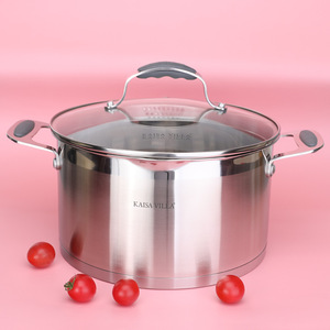 Olla para Sopa y Guisos <span class=keywords><strong>Kaisa</strong></span> <span class=keywords><strong>Villa</strong></span>, de Acero Inoxidable 304, Antiadherente, con Doble Asa, para Alimentos Complementarios, Juego de Utensilios de Cocina Modernos - Product Image 3