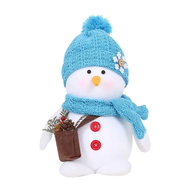 SOTE рождественские детские игрушки, набивные украшения в виде <span class=keywords><strong>снеговик</strong></span>а, рождественские детские синие куклы, Рождественский стоячий <span class=keywords><strong>снеговик</strong></span>