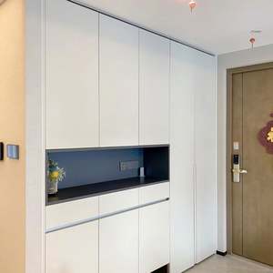 Mueble Zapatero de Madera Maciza de Diseño Moderno, Materiales Ecológicos, Tamaño Personalizable, Mueble para Sala de Estar - Product Image 1