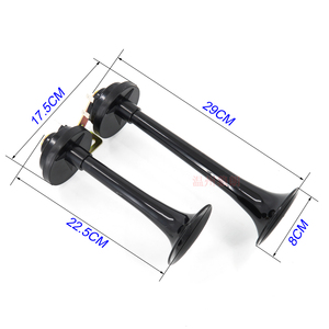 Klaxon électrique 120 dB 12 V à double trompette, type escargot, Plug & Play pour <span class=keywords><strong>voiture</strong></span>, camion, SUV, moto - Product Image 5