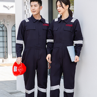 Travailleur technique d'atelier d'usine costume uniforme en pur coton logo personnalisé haute visibilité unisexe vêtements de travail uniforme de combinaison en coton
