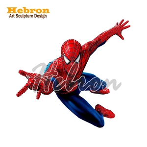 Statua di <span class=keywords><strong>Spiderman</strong></span> in Resina, Sculture a Grandezza Naturale dei Film <span class=keywords><strong>Marvel</strong></span>, per Decorazione e Esposizione Interna - Product Image 2