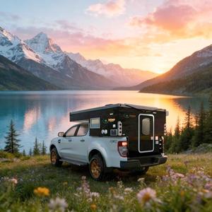 Camper de voyage moderne <span class=keywords><strong>en</strong></span> aluminium 4x4 2026, étanche, extensible, avec cuisine coulissante - Product Image 4
