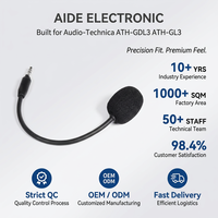 Microphone de remplacement flexible compatible avec les casques de jeu ATH-GDL3 ATH-GL3, accessoire pour casque de jeu