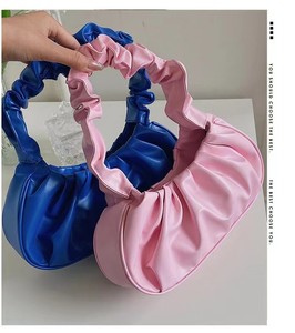 Nouveau Sac Coréen Tendance à Bandoulière Unique, Sac Nuage Plissé Portable pour Rangement, Sac Sous le Bras Mignon - Product Image 2