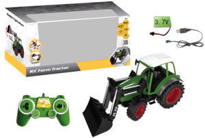 รถของเล่น RC Farm แทรกเตอร์2.4G,ของเล่นในฟาร์มไฟฟ้า Sacle ขนาด1:16มัลติฟังก์ชันของเล่นบังคับวิทยุสำหรับงานก่อสร้างของเล่นรถบรรทุกบังคับวิทยุ4WD - Product Image 2