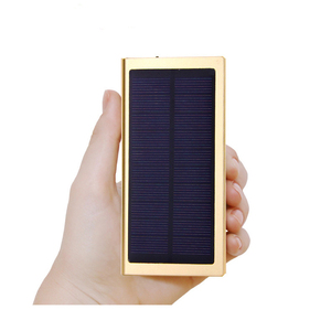 Mỏng Hợp kim nhôm năng lượng mặt trời ngân hàng điện cho điện thoại di động sạc 10000mAh xách tay bên ngoài pin dự phòng ngân hàng điện 20000mAh - Product Image 6