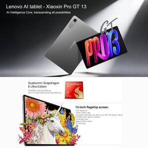 Tablette <span class=keywords><strong>PC</strong></span> Lenovo Xiaoxin Pad Pro GT13 13 pouces 3.5K AI Learning WiFi 12 Go + 256 Go Android 16 Snapdragon 8 Elite - Product Image 4
