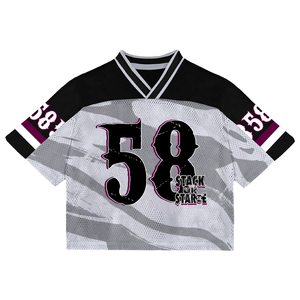 T-shirts décontractés pour hommes de premier choix, style hip-hop, en tricot Spandex/Polyester 200g, impression numérique, séchage rapide, service OEM, patchwork personnalisé - Product Image 6