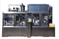 Machine de remplissage de boissons à moteur électrique entièrement automatique pour remplissage à chaud 250ml-1000ml Emballage en papier