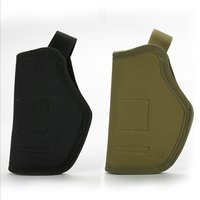 Étui de ceinture en cuir PU IWB pour port dissimulé de pistolet avec clip métallique à dégagement rapide, support de ceinture pour droitier et gaucher pour usage tactique