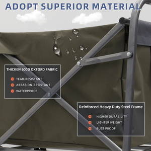 Carro de playa plegable Micro multiusos para jardín al aire libre DB, carro plegable personalizable para acampar - Product Image 5