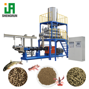 Usine de fabrication d'aliments pour poissons en granulés flottants, machine extrudeuse automatique peu coûteuse pour aliments aquatiques pour poissons - Product Image 3