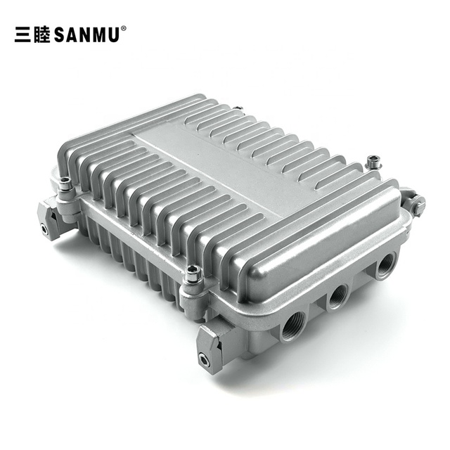 A-001A-C:210*130*60MM Aluminum Waterproof Amplifier Enclosure Advanced Design Junction CATV Polyester Box