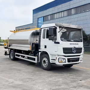 Camion pulvérisateur d'asphalte intelligent Shacman 9cbm de haute qualité, à transmission manuelle diesel, neuf - Product Image 1