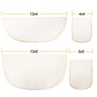 Vente en gros de filet de dentelle 7 tailles pour faire des perruques fermeture frontale bloc de cheveux bas net accessoires pour perruque