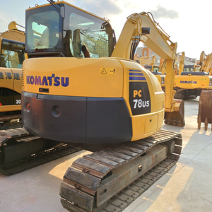 Mini-excavatrice Komatsu PC78US d'occasion, poids opérationnel de 7 tonnes, qualité fiable, efficace avec moteur, boîte de vitesses, pompe, prête à être expédiée - Product Image 1