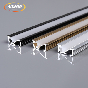 45 gradi a forma di V striscia di luce quadrato temperato T5 rivestimento in alluminio estruso armadio in lega di alluminio resistente materiale - Product Image 1