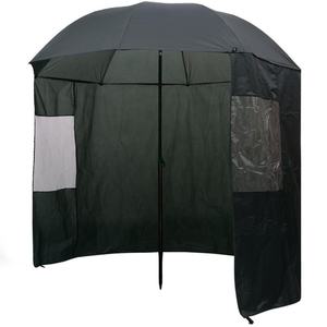 Parapluie de pêche Portable et étanche, pliable et incliné, <span class=keywords><strong>Brolly</strong></span> avec mur latéral d'abri - Product Image 1