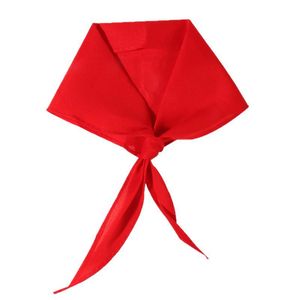 Écharpe rouge en polyester de 1.2m, grande taille, uniforme scolaire pour enfants, élèves du primaire, utilisation pour la fête nationale, la fête des enfants - Product Image 2