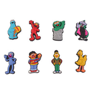 Zapato personalizado al por mayor y encanto de zuecos nueva tendencia suave PVC chico decoraciones estilo de <span class=keywords><strong>dibujos</strong></span> <span class=keywords><strong>animados</strong></span> con logotipo varios colores y tamaños - Product Image 1