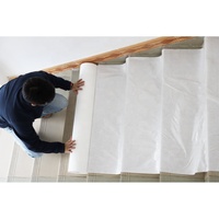 Couverture en feutre de peintre personnalisée Couverture mobile en polaire 1x50 m Rouleau de protection du sol 100 140 180 200 220 G/m² Peinture de travail pour tapis