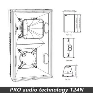 Caliente profesional doble altavoz de rango completo de 12 pulgadas sistema de sonido de DJ de alta potencia Altavoz profesional caja altavoz de fiesta - Product Image 4