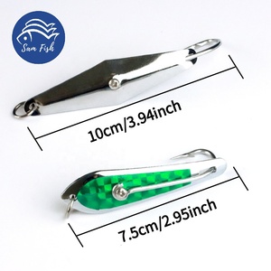 Cucharas de Pesca de Acero Inoxidable de 7.5cm, 9.5cm y 10cm, Señuelo de Pesca Tipo Drone para Pez Rey, Trucha, Peces de Agua Salada y Tiburón, para Pesca Oceánica - Product Image 3