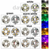 Feuille de lumière LED 5V Source de lumière Patch Light Board USB Lampe de table Core 3W Plant Growth Lightingred Blue Purple Green
