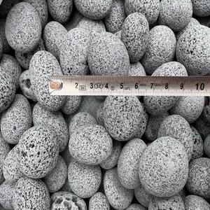 Atacado Fire <span class=keywords><strong>Rock</strong></span> 2-3 ''Sauna Pedra Preta Lava Pedras Seixos Pedra Fogo De Vidro Ao Ar Livre Fire Pit Jardim Paisagismo Rochas - Product Image 3