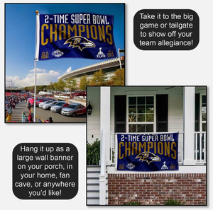 Bandera Personalizada de los Kansas City Chiefs, 4 Campeones del Super Bowl, Bandera Decorativa de Alta Calidad de Poliéster para Interiores y Exteriores - Product Image 5
