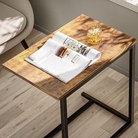 Table basse carrée imbriquée de luxe en métal, design moderne, idéale pour la maison, le bureau ou les espaces commerciaux – Meilleure vente