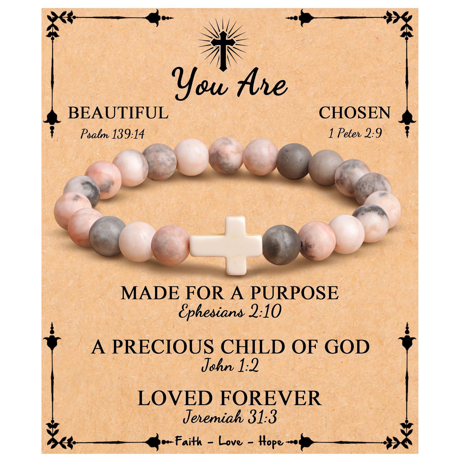 Vous êtes merveilleux Bracelet Zèbre Rose Carte