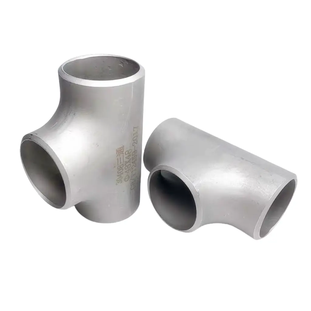 Промышленная нержавеющая сталь сварной тройник 304/316 материал трубы фитинги для прочного использования