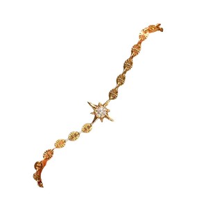 <span class=keywords><strong>Bracciale</strong></span> con Charm a Stella in Zircone Scintillante, Gioiello Portafortuna a Forma di Cometa e Meteorite per Donne - Product Image 1