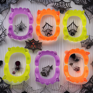 Dientes Postizos de Halloween, Brackets para Festival de Fantasmas, Colmillos de Vampiro, Accesorios de Mago para Fiesta de Disfraces, Juguetes de Plástico de Terror - Product Image 4