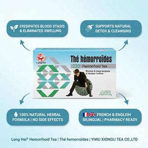 Té para Hemorroides Long Hai, 20 Sobres |   Té Natural a Base de Hierbas para el Alivio de la Estasis Sanguínea y la Comodidad <span class=keywords><strong>Anal</strong></span>, Farmacia <span class=keywords><strong>Africana</strong></span> OEM - Product Image 5