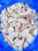 Gefreeze-droogde appelschijfjes 100% natuurlijk, hele appelchips, vacuüm gevriesdroogd, kant-en-klaar, gezonde fruitsnacks