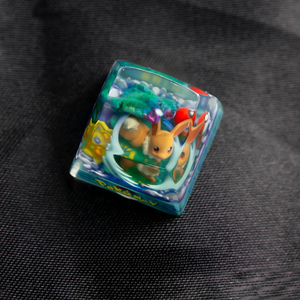 3D Printed Resin Pokemoned Umbreon Artisan <b>Keycap</b> Hand‑Made Mini Landscape Custom <b>Keycap</b> for MX‑Structure Mechanical Keyboard - Product Image 6
