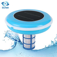 Ioniseur solaire flottant Water Crown pour piscine, purificateur de cuivre, système d'élimination du chlore pour grandes piscines