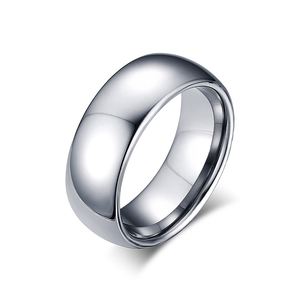 แหวนคู่ทังสเตนชุบทอง 18k สไตล์มินิมอลสำหรับผู้ชาย แหวนหมั้น แหวนแทนใจ - Product Image 4